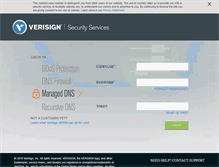 Tablet Screenshot of mdns.verisign.com